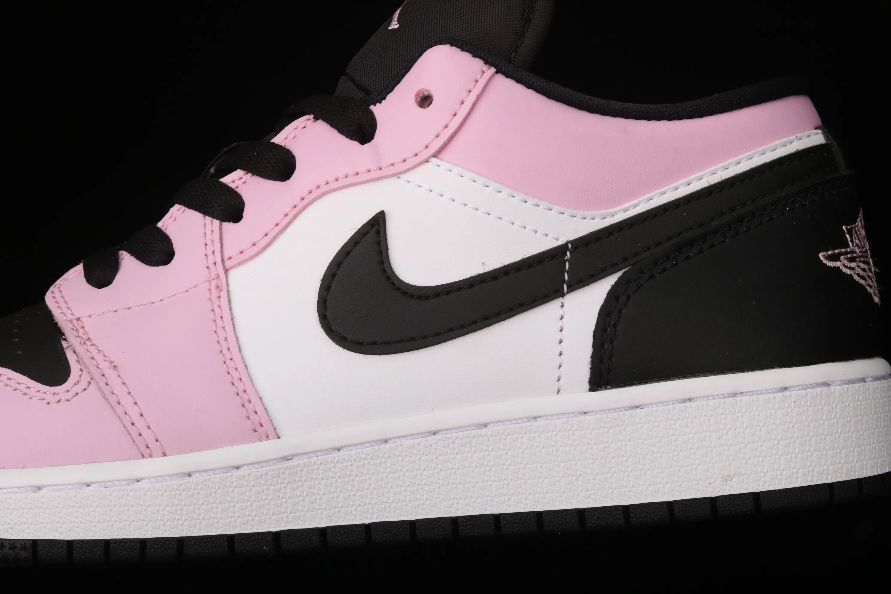 All categories Air Jordan Jordan series basketball shoes Air Jordan 1 Low G version pure original Air Jordan 1 Low AJ1 Joe 1 low top black powder 554723-601
